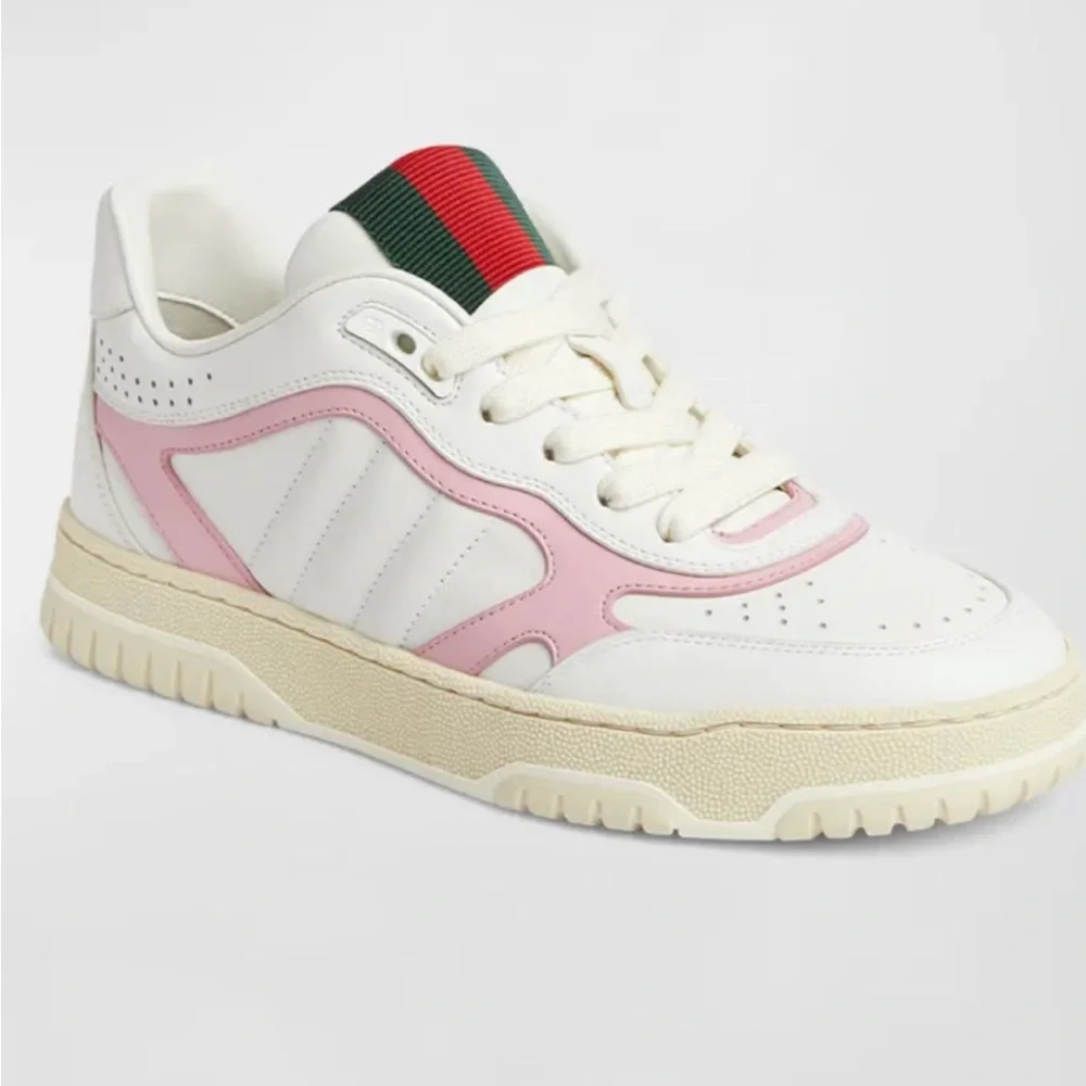 Gucci Women’s Women’s Bicolor Web Low-Top Sneakers - Picture 1 of 16